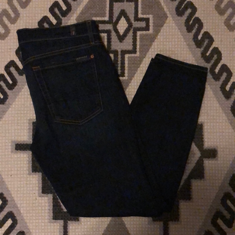 Womens 7FAM Josefina Skinny Boyfriend Jeans